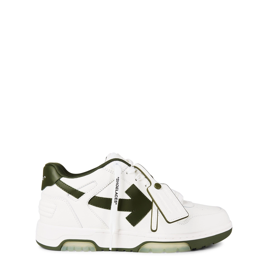 Off White Out Of Office Classic Trainers - White/Military